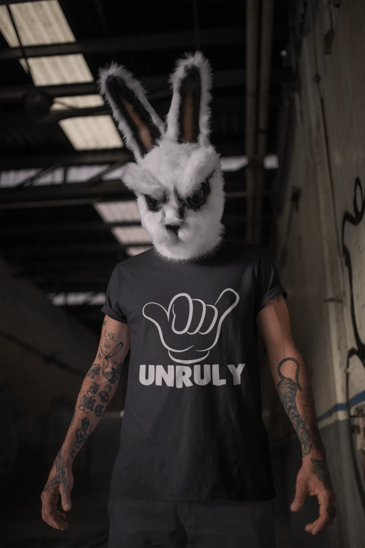 Unruly T-shirt - with cartoon fingers