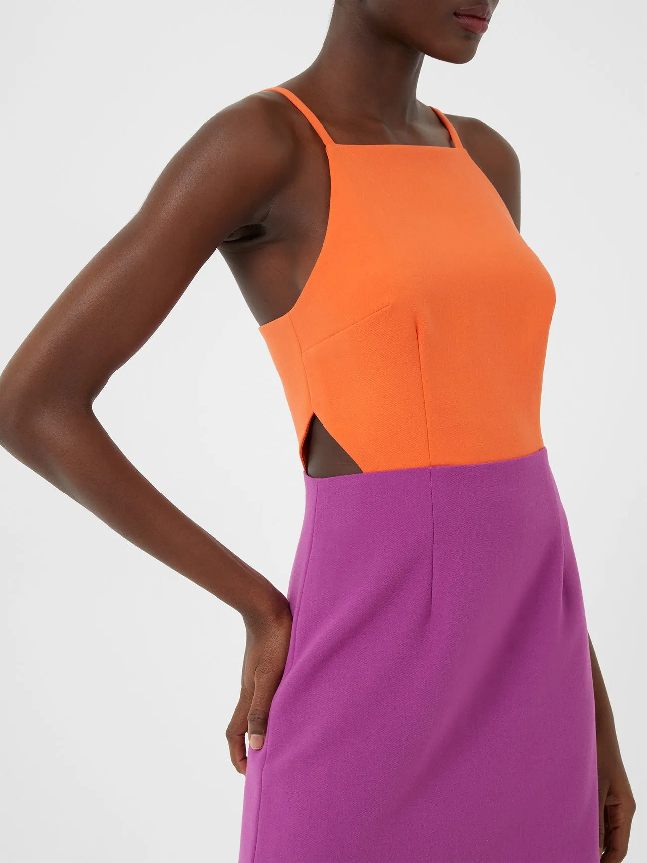 Whisper Colorblock Cutout Dress