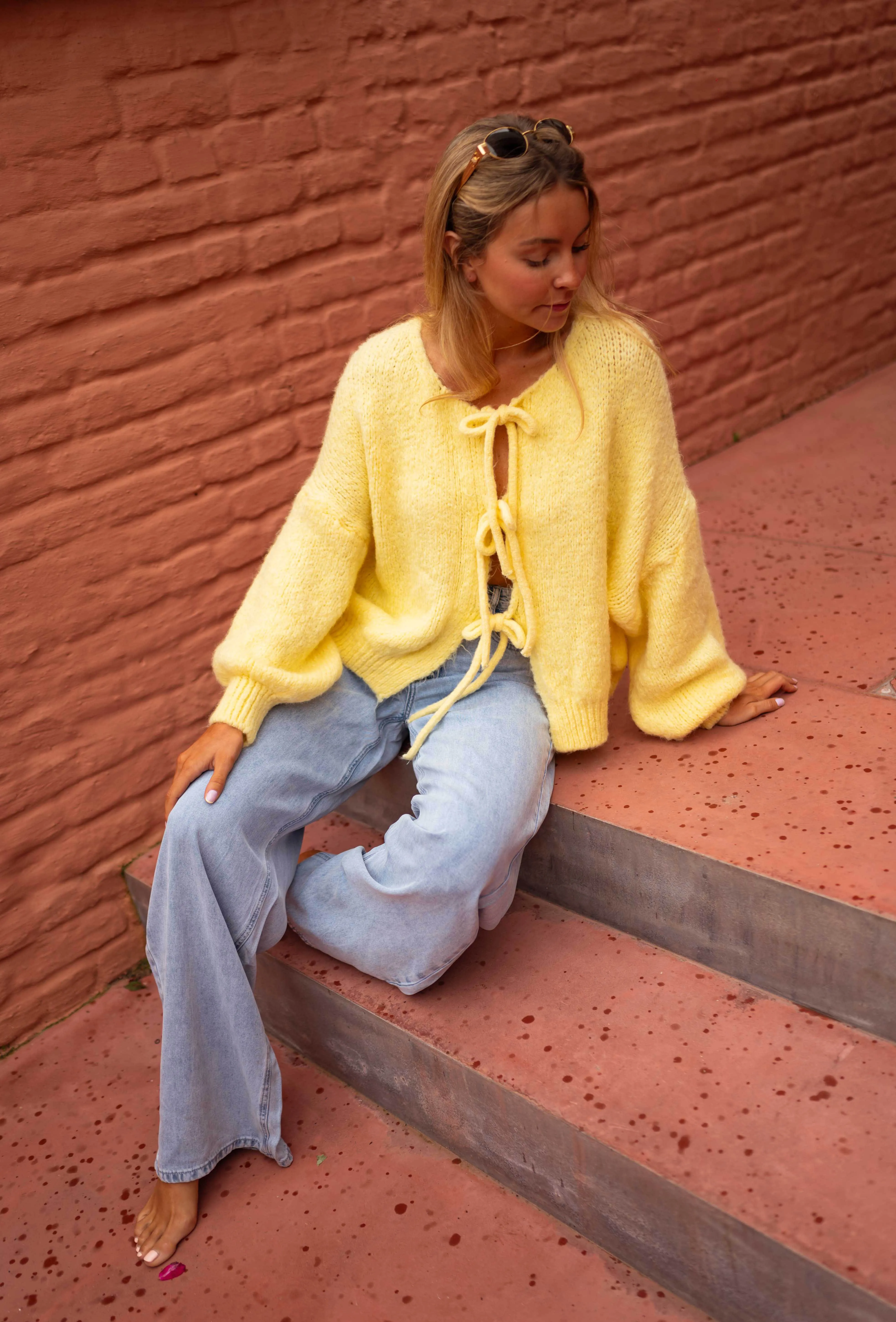 Yellow Janou Cardigan